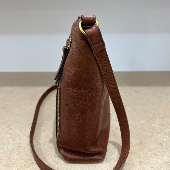 Fossil Leather Brown Crossbody Bag - Picture 6 of 8